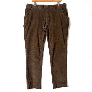 DAN JOHN Italian Corduroy Straight Slim Fit Cotton Trouser Pants Mens US 42